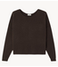 American Vintage Trui DAMSVILLE BRUNE CHINE