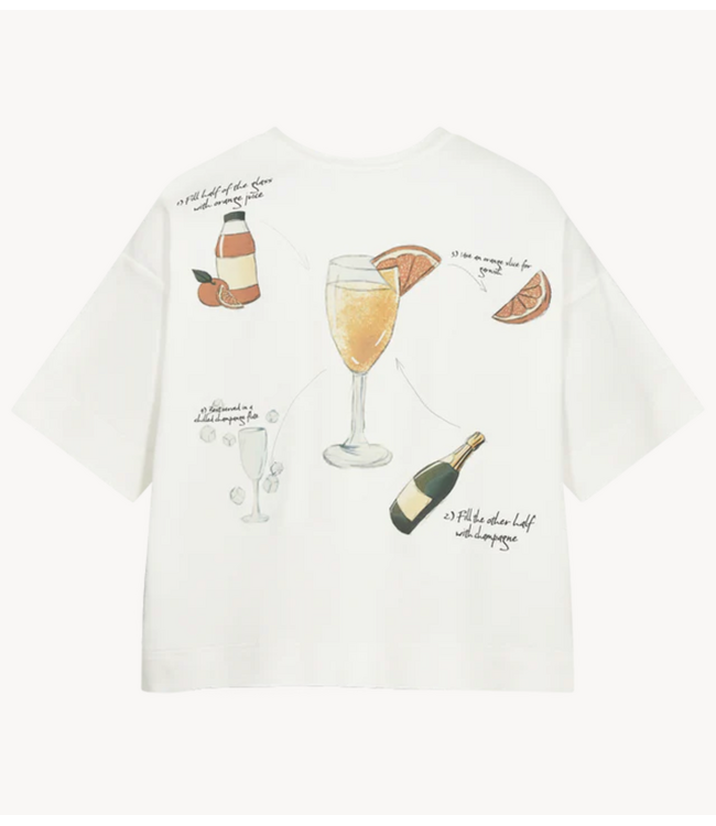 Copenhagen Muse T-shirt CMMUSE-TEE Jet Stream w. Mimosa