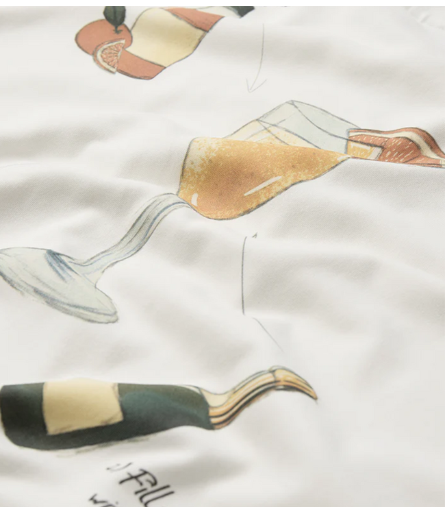 Copenhagen Muse T-shirt CMMUSE-TEE Jet Stream w. Mimosa
