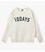 10DAYS Trui The statement sweater soft white melee 10DAYS365