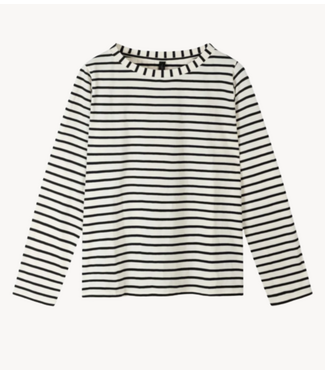 10DAYS Top The longsleeve stripe white, black 10DAYS365