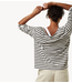 10DAYS Top The longsleeve stripe white, black 10DAYS365