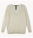 10DAYS Trui THE V-NECK KNIT SWEATER ecru 10DAYS365