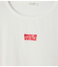 American Vintage T-shirt long YRUKI blanc