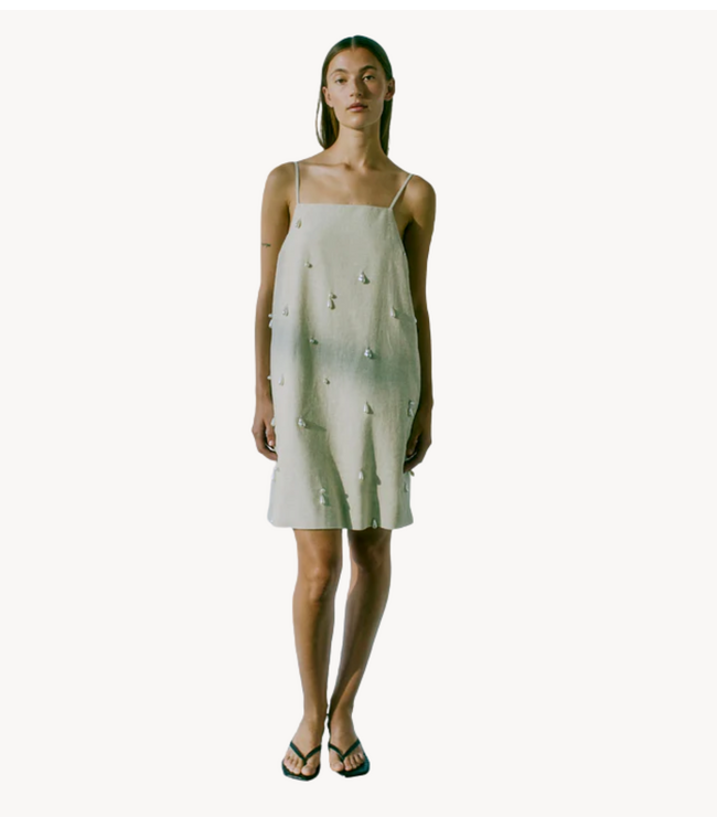 Copenhagen Muse Jurk CMMELAN-DRESS OYSTER GRAY