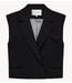 Copenhagen Muse Gilet CMTAILOR-SHORT-WAISTCOAT  NOOS Black