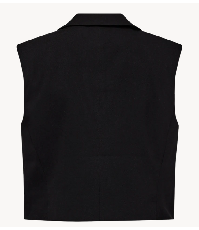 Copenhagen Muse Gilet CMTAILOR-SHORT-WAISTCOAT  NOOS Black