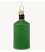 Vondels Ornament glass green glitter gin bottle