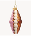 Vondels Ornament glass croissant w/pudding H9cm