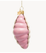 Vondels Ornament glass croissant w/pudding H9cm