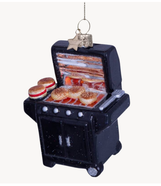 Vondels Ornament glass black modern  bbq H9.5cm