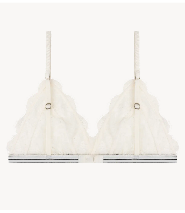 Love Stories Bralette LOVE LACE WHITE