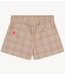 Alix The Label Broek ladies woven sporty check shorts sand