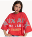 Alix The Label T-shirt ladies knitted big alix alix t-shirt spicy coral