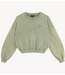 Alix The Label Trui ladies knitted oversized sweater light army