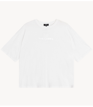 Alix The Label T-shirt ladies knitted the label t-shirt soft white