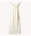 YAS Jurk YASNAMA SL LONG DRESS Star White