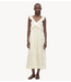 YAS Jurk YASNAMA SL LONG DRESS Star White