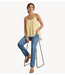 GUUS Top breezy silk spaghetti light yellow