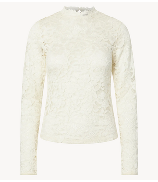YAS Top ASLACEY LS LACE TOP S. NOOS Pristine