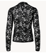 YAS Top YASLACEY LS LACE TOP S. NOOS Black