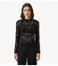 YAS Top YASLACEY LS LACE TOP S. NOOS Black