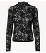 YAS Top YASLACEY LS LACE TOP S. NOOS Black