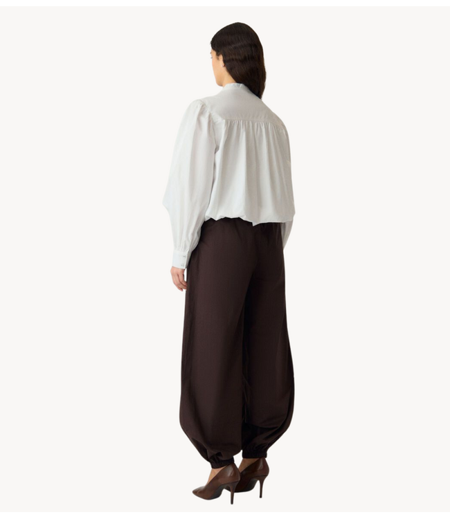 YAS Blouse YASCILVA LS SHORT SHIRT S Star White