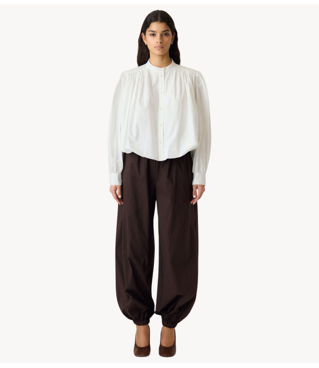YAS Blouse YASCILVA LS SHORT SHIRT S Star White