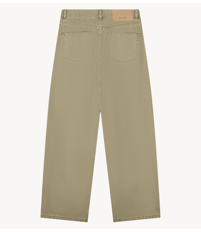 OLAF Broek MONOGRAM BARREL LEG DENIM PANT TREEHOUSE