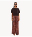 BY-BAR Top nuki slub top burgundy coffee bean