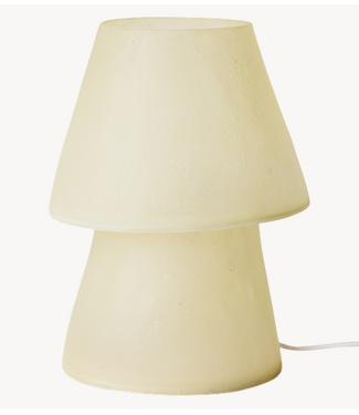 HKLIVING Tafellamp Glassfiber table lamp, off white