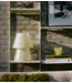 HKLIVING Tafellamp Glassfiber table lamp, off white