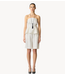 YAS Top YASDOTLY CORSAGE TOP Star White  BLACK DOTS
