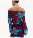 HARPER & YVE Top JESSE-LS WILD FLOWER bordeaux