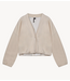 10DAYS Vest brushed baseball cardigan powder