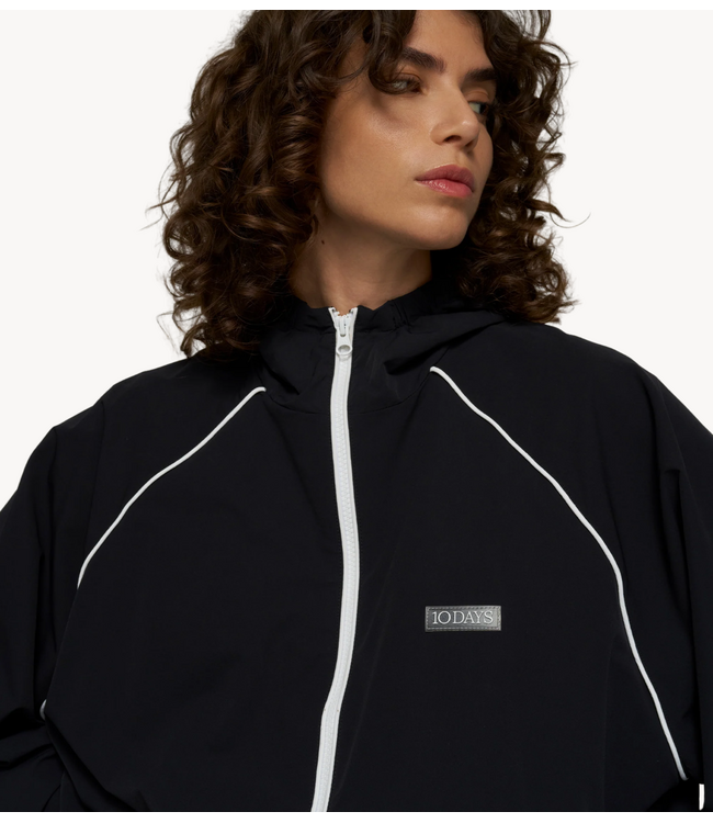 10DAYS Jack hooded travel jacket black