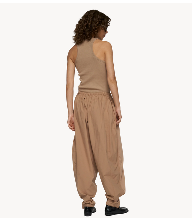 10DAYS Top tank top rib light fudge