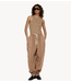 10DAYS Top tank top rib light fudge