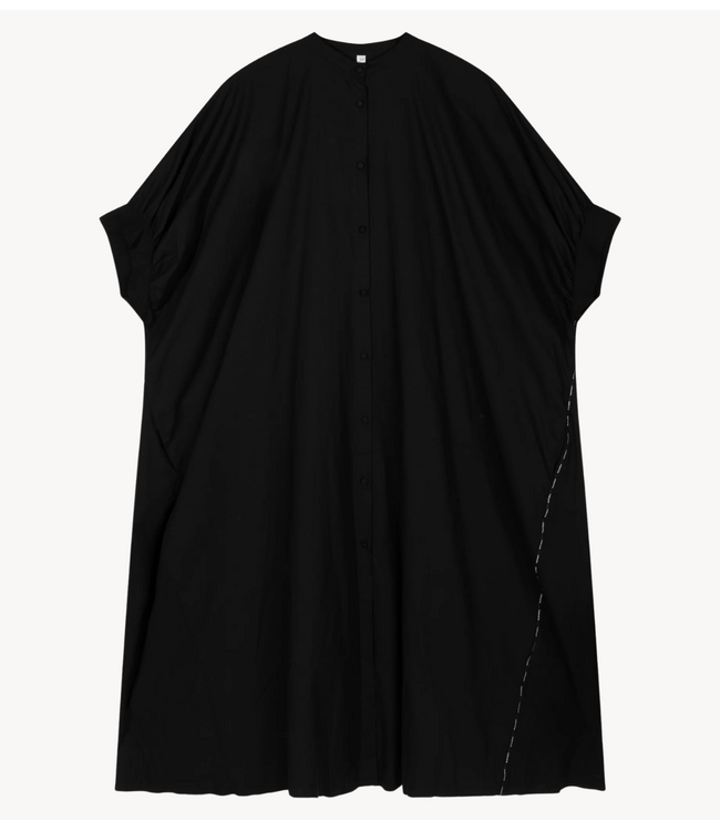 10DAYS Jurk sleeveless dress voile black