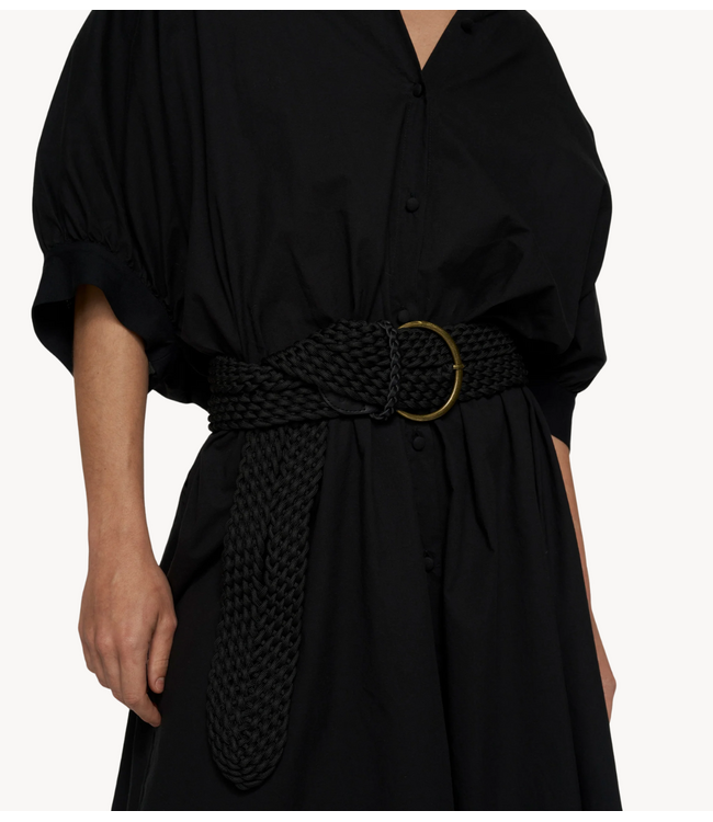 10DAYS Jurk sleeveless dress voile black