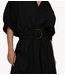 10DAYS Jurk sleeveless dress voile black