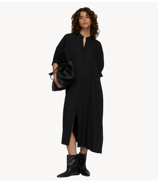 10DAYS Jurk sleeveless dress voile black