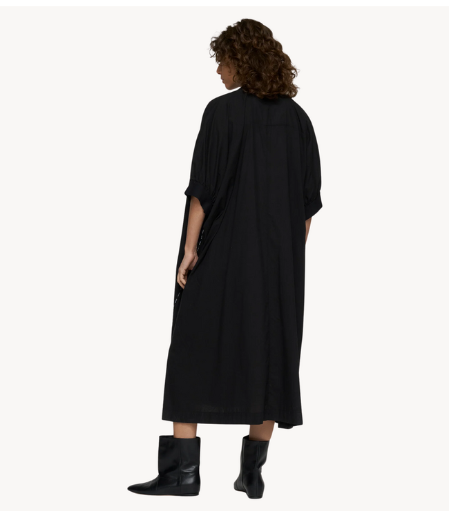 10DAYS Jurk sleeveless dress voile black