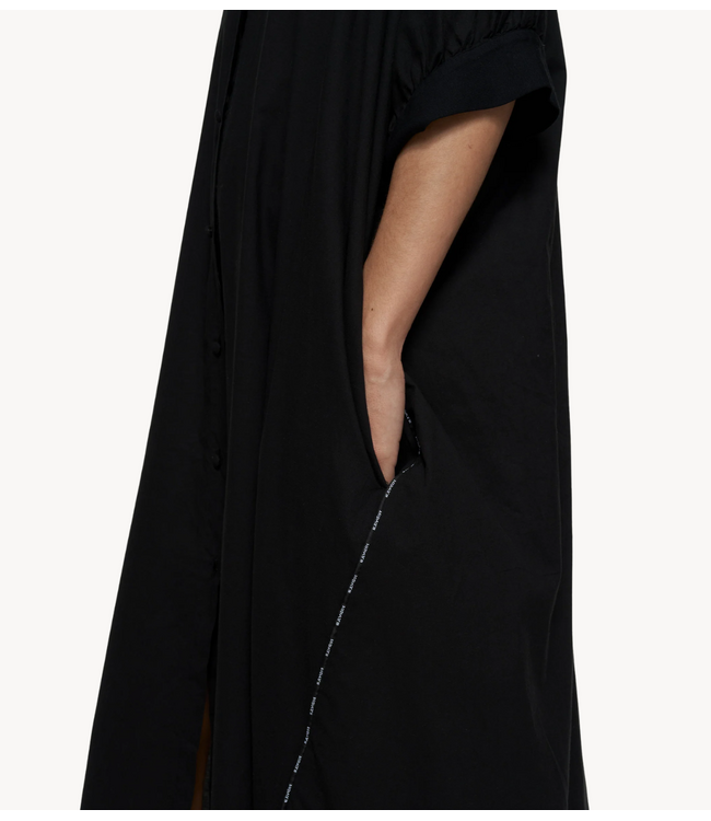 10DAYS Jurk sleeveless dress voile black