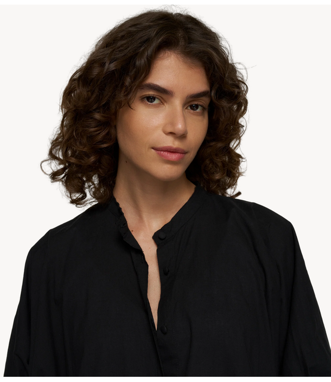 10DAYS Jurk sleeveless dress voile black