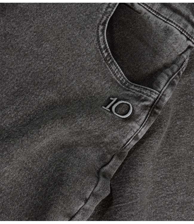 10DAYS Broek wide pants jog denim black