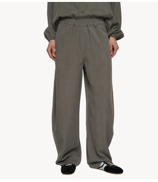 10DAYS Broek banana pants lyocell dark fog