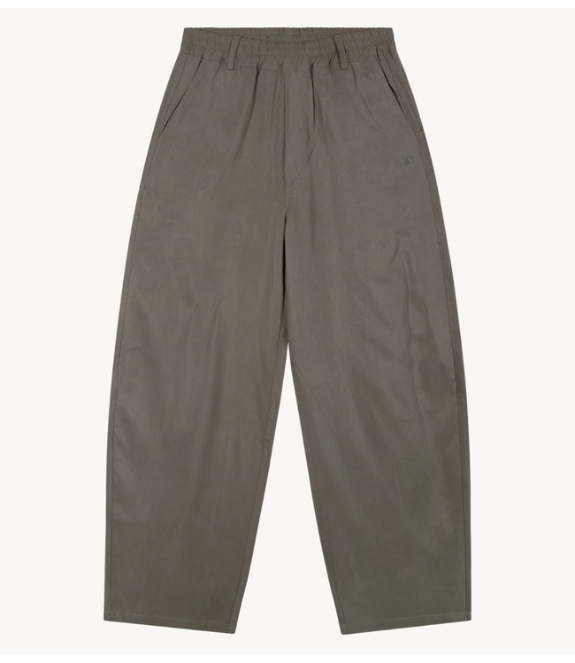 10DAYS Broek banana pants lyocell dark fog