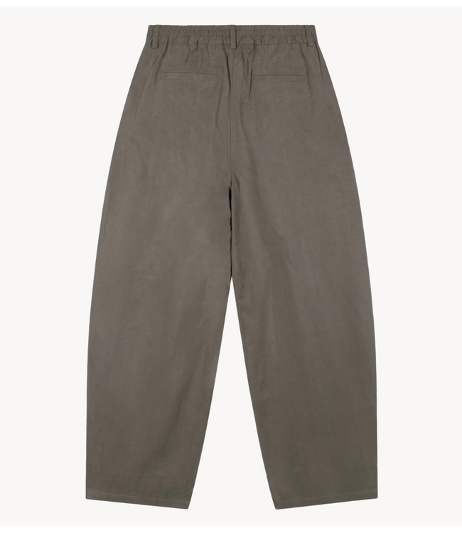 10DAYS Broek banana pants lyocell dark fog